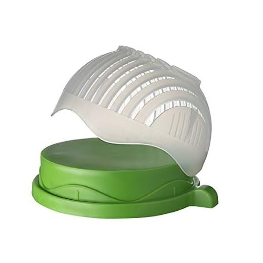 Traycon Salad Cutter Bowl – Salad Chopper for Fruits and Vegetables Bowl – Easy and Fast Salad Slicer Bowl – Fresh Salad Chopper – Upgraded Salad Making Bowl – Great Gift Idea