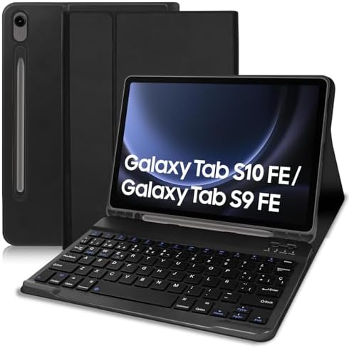 Funda con Teclado para S10 Lite/S10 FE 2025/S9 FE 2023/ S9 2023-D...