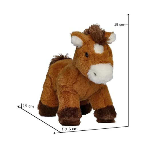 Minifeet Pony Luna - das niedliche Geschenk für Pferdefreunde: Kuscheltier für Groß und Klein. Geeignet für jeden Ausflug und jedes Abenteuer!