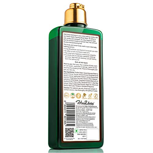 Image of WOW Skin Science Green Apple Foaming Body Wash - No Parabens, Sulphate, Silicones & Color - 250Ml