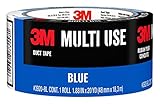 3M Multi-Use Colored Duct Tape, Blue with Strong Adhesive and Water-Resistant Backing, Multi-Surface 3M Duct Tape for Indoor and Outdoor Use, 1.88 Inches x 20 Yards, 1 Roll (3920-BL)