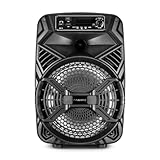 Caixa amplificada portátil 260w rms multiuso cmf 260 tws 8 polegadas