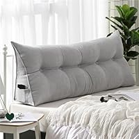 Amazon｜背もたれ クッション 80*50*20cm 大きい ソファー ベッド 三角