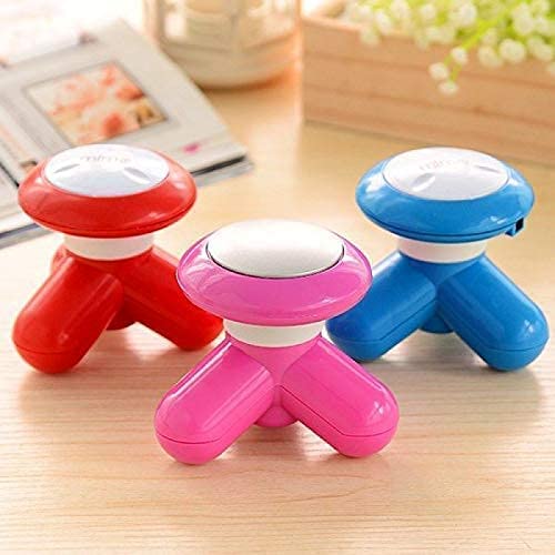 CHOUDHARY ACUPRESSURE Apple massager Health & Beauty Mimo Mini Portable Full Body Massager Vibration Powerful Massager with USB Port (Multicolor) For Man and Woman