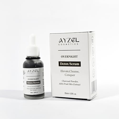Image of Face Overnight Detox Serum ? Hydrating & Brightening Formula | Lightweight, Non-Greasy, Quick Absorption | Daily Skincare for Glowing & Healthy Skin 30 ml