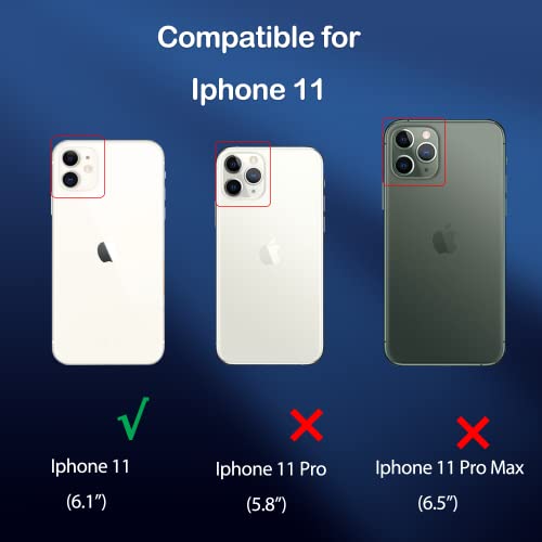 AUKASE Etui do iPhone 11, kompatybilne z iPhone 11, etui na telefon komórkowy z przezroczystego silikonu, TPU, miękkie [bumper, ze wzmocnionymi narożnikami], odporne na uderzenia