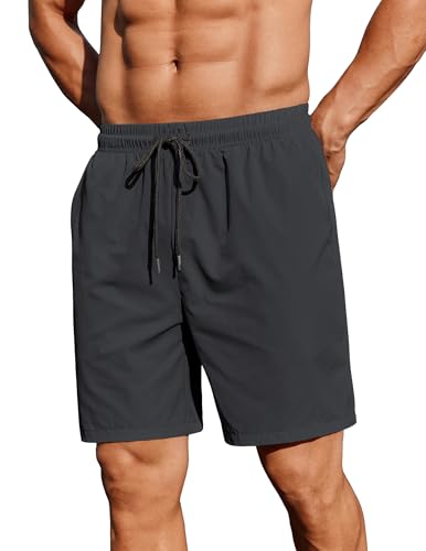 COOFANDY Men's 2 Pack Gym Workout Shorts 7 Inch Lightweight Athletic Shorts Quick Dry Running Shorts with Pockets2