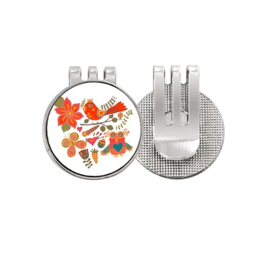 Golf Ball Marker et Clip de Chapeau Magnétique no/no Animaux Émail