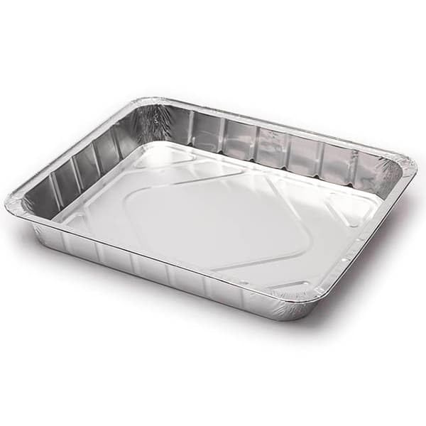 40 Bandejas de Aluminio Desechable, 40,5x33cm, 4965ml, Repostería, Comida, Apto para Horno, Microondas, Resistentes, Barbacoa, Parrilla, Picnic