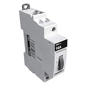tableau electrique | coffret electrique | disjoncteur | bornier electrique | embout de cablage | borne de connexion électrique | telerupteur 1 module 16a unipolaire 230/240v | debflex | 707557