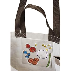 Primitives by Kathy Market Tote - Eating Is Necessity Cooking Is Art Primitives by Kathy Market Tote Eating Is Necessity Cooking Is Art