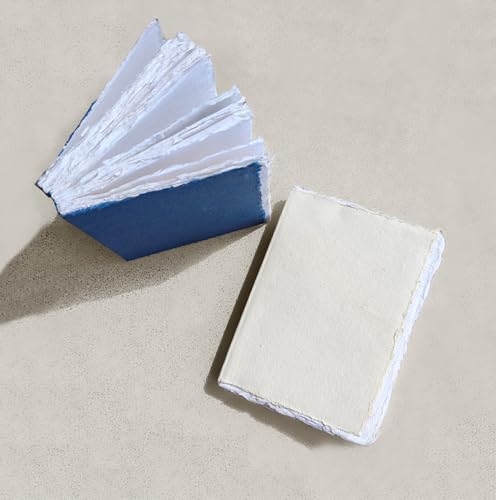 The Original Cottonaire Notebook &ndash; Recycled Handmade Cotton Rag Paper, 4x6 Blank Journal...