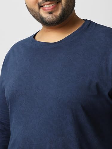 Image of Urbano Plus Men's Printed Full Sleeve Regular Fit Cotton T-Shirt