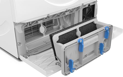 Siemens WQ33G2D41 iQ500, Wärmepumpentrockner 9 kg, schneller Trocknen mit speedPack, autoDry - schonende Trocknung, Halbe Beladung, Knitterschutz, Beladungsempfehlung, LED-Display, Weiß