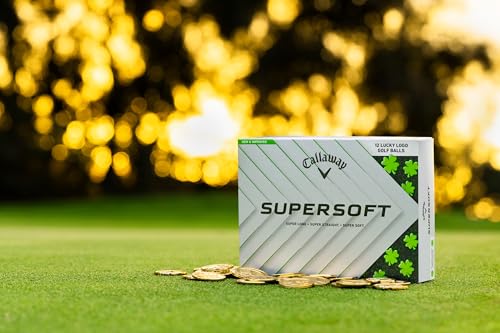 Callaway 2026 Supersoft Lucky Golf Balls, Men's, White