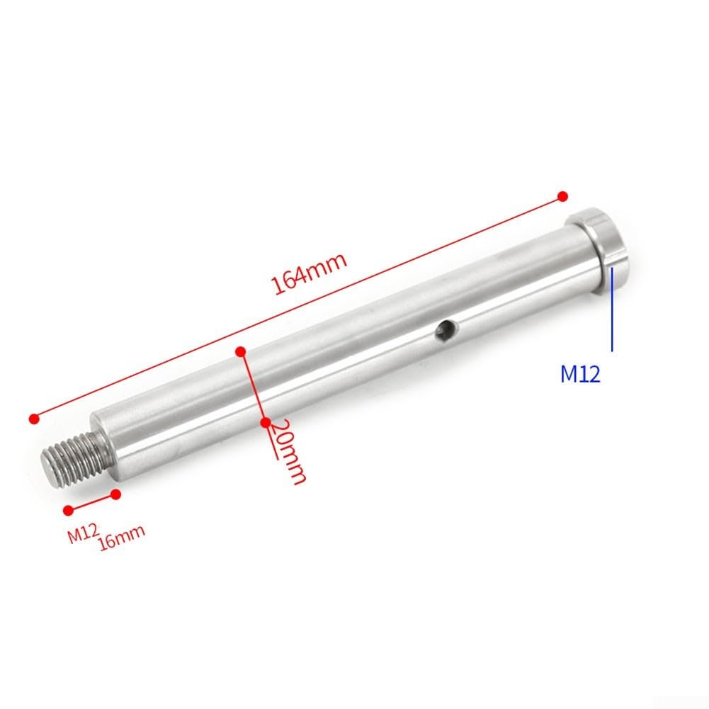 Barre de contrepoids télescopique Stabilisateur en acier inoxydable 20 mm de diamètre Plusieurs longueurs (164 mm-M12)