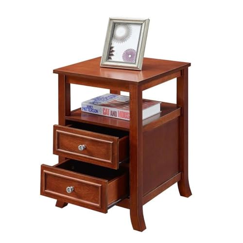 Convenience Concepts Melbourne End Table, Mahogany