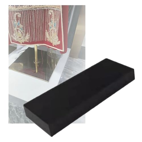 Supports carrés de vitrine 150x50 noir pour magasin de mariage