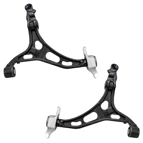 Image of Detroit Axle - 10pc Front End Control Arms Kit for Jeep 11-15 Grand Cherokee Dodge Durango, 4 Upper & Lower Control Arms 4 Tie Rods 2 Stabilizer Sway Bars 2011 2012 2013 2014 2015 Replacement