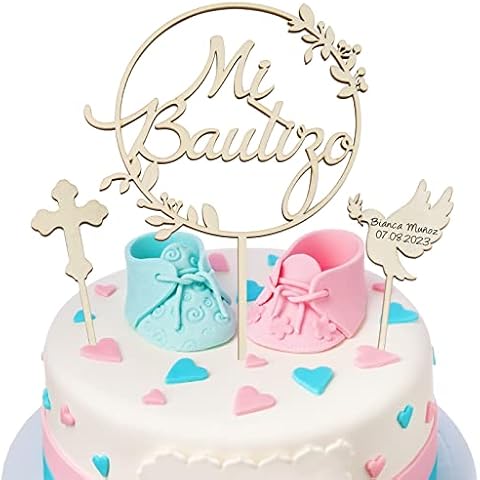 Decoración Bautizo Cake Topper COLOFALLA Cover