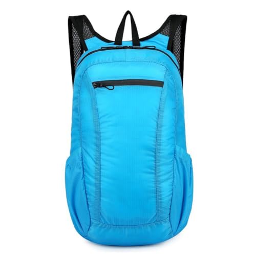 20L Foldable Backpack for Outdoor Camping, Travel & Hiking – Lightweight 130g Nylon Storage Bag with Water-Resistant Fabric, Breathable Shoulder Straps, Compact Fo（Light Green）