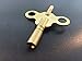Generic Tools and Replacement for Clock. Brass Double End Clock Key Size 6/1