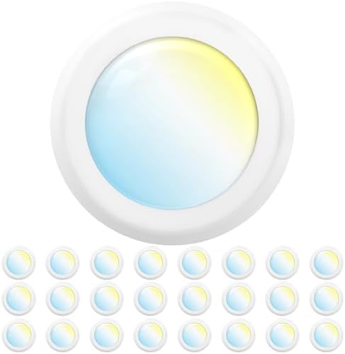 Sunco 5/6 Inch LED Disk Lights, Flush Mount Disc Recessed Ceiling Can ...