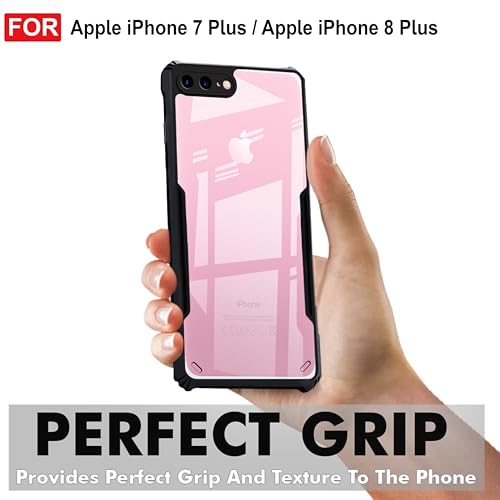 Image of Zapcase Back Case Cover for 7 iPhone 8 Plus (TPU, Polycarbonate Matte Black)
