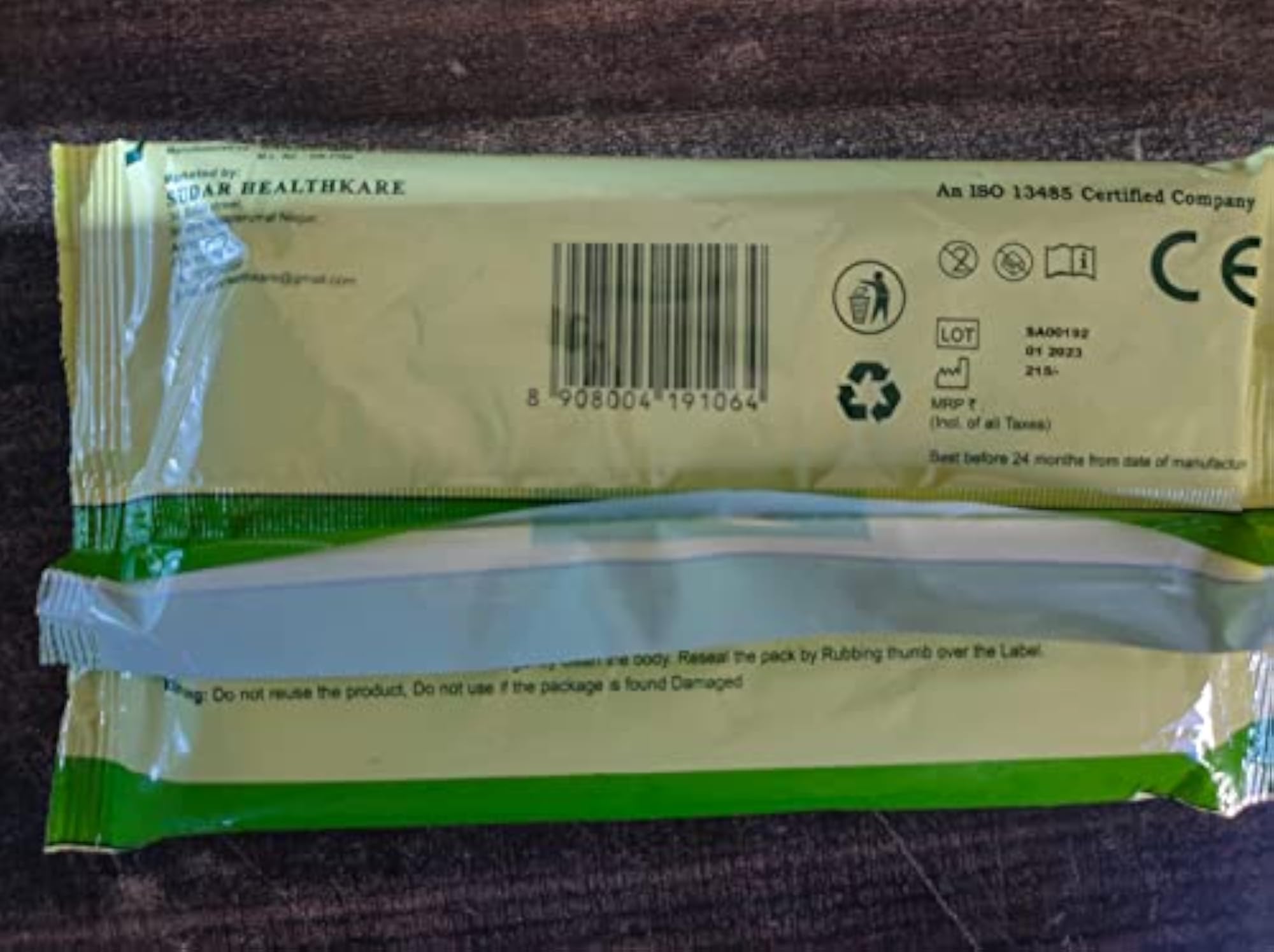 Easy Bath Wipes, Large Wet Wipe Pack of 10