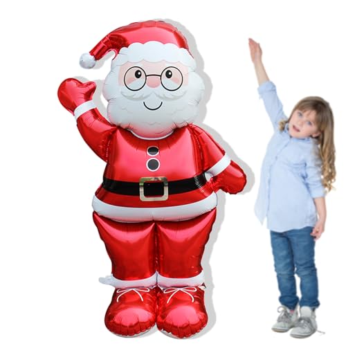 GoldRock XXL Weihnachtsmann Luftballon Weihnachten Deko...