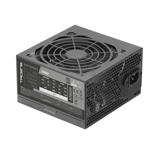 Tacens Anima APB650, Alimentatore PC ATX 650W, Certificazione 80Plus Bronze, 85% di Efficienza, Tecnologie SMD e DC-DC, Ventola Ultra-silenziosa 12cm, Cavi Piatta Extra-lunghi, Nero