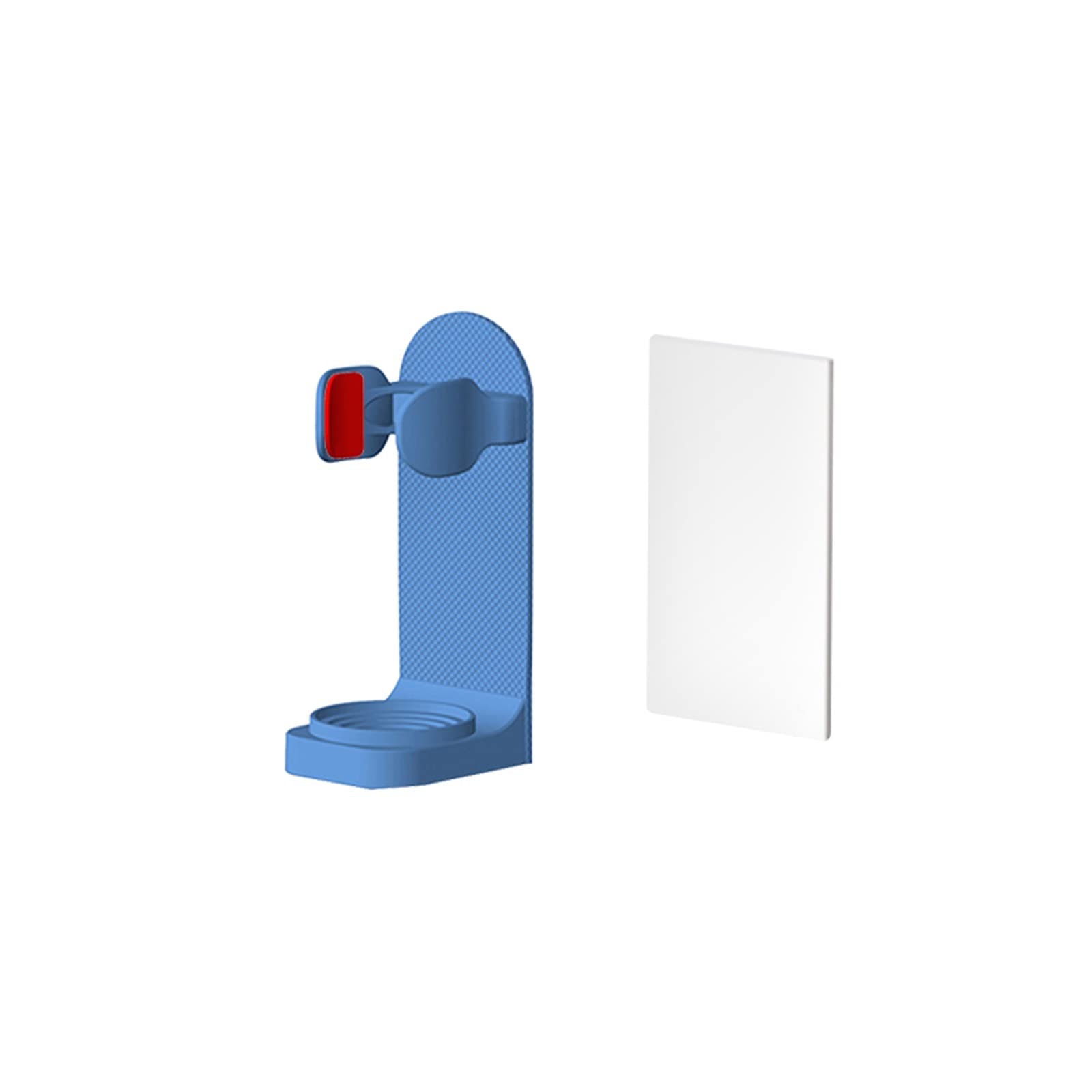 JINGYAN Toothbrush Holders 1 Pc Electric Toothbrush Holder Wall-Mount Bathroom Space Saving Traceless Organizer Stand Accessories(Blue)
