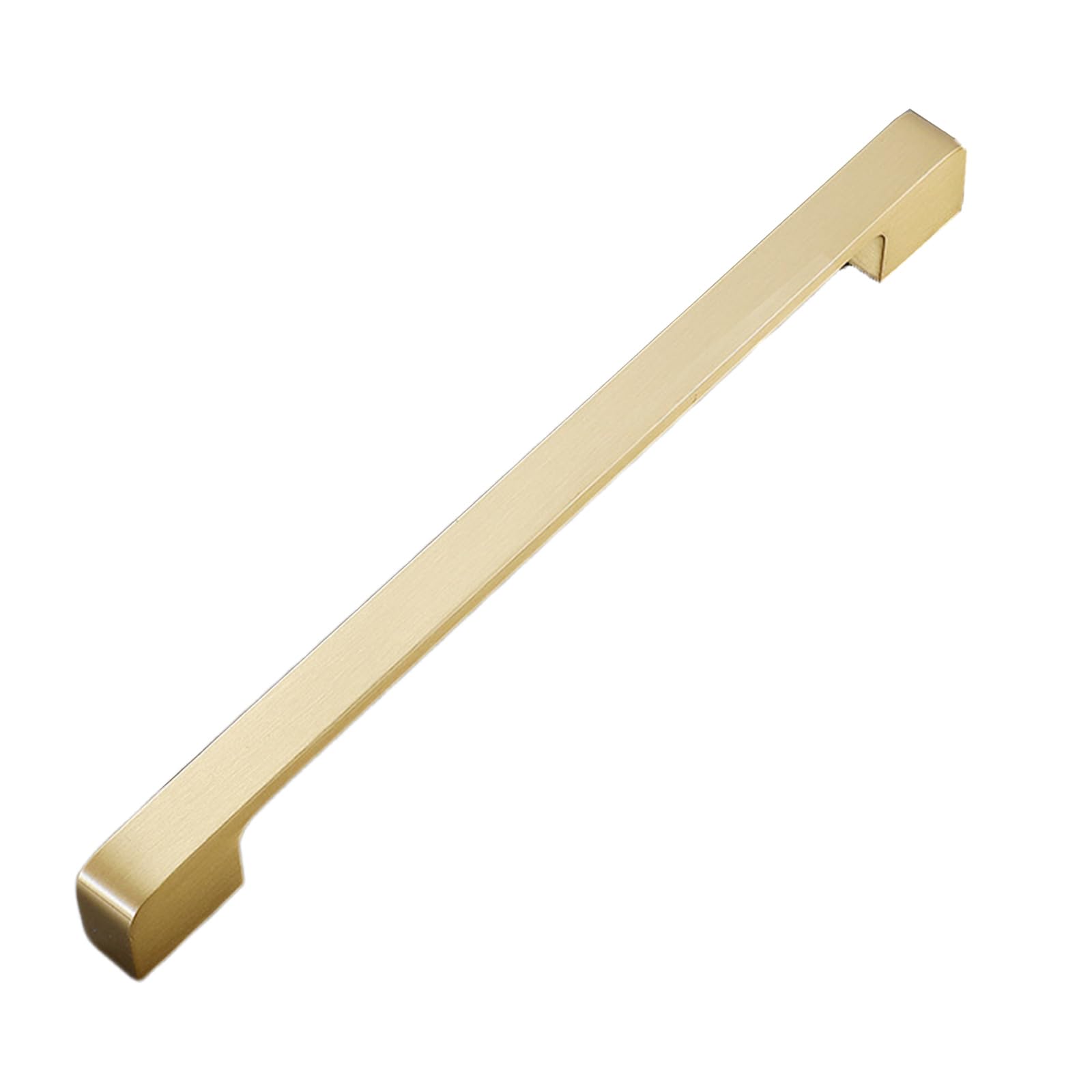Msioytog Brass Cabinet Knob Drawer Pulls Long Square Furniture Decorative Handle for Kitchen Cupboard Wardrobe Brass Cabinet Pull and Knob