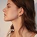 Knot Hoop Earrings for Women C Hoop Earrings Statement Lightweight Trendy Open Hoops Fashion Jewelry