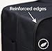 Extra Large Foldable Duffel Bag for Travel – Heavy-Duty Cargo Bag with Zippers & Reinforced Handles, TSA Approved, Water-Resistant, 32x26x16 in – Holds up to 100 lb (Black)