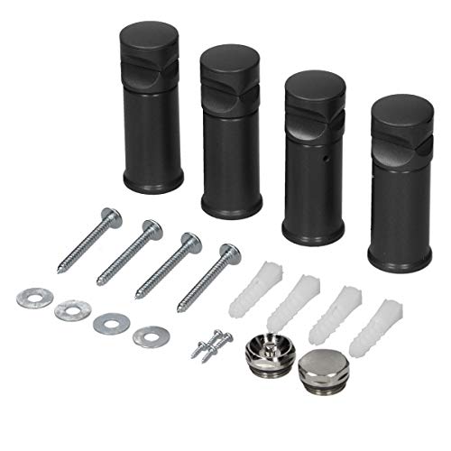 Sèche-serviettes chauffage central anthracite pour salle de bain - 6