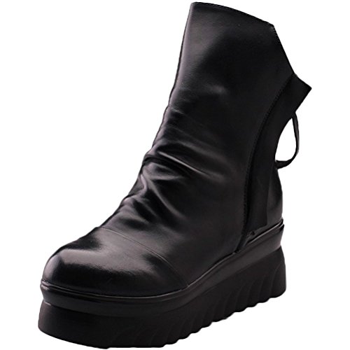 Vogstyle Donna Stivali Zeppa col Tacco Basso