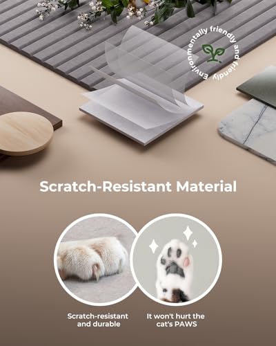 Apasiri Indoor Cat Houses for Indoor Cats, Warm Insulated Covered Cat Cave for Indoor Cats House, Strong Scratch-Resistant Capacity, Sturdy Fiber, Compatible with Heating Pads, Cat image 7