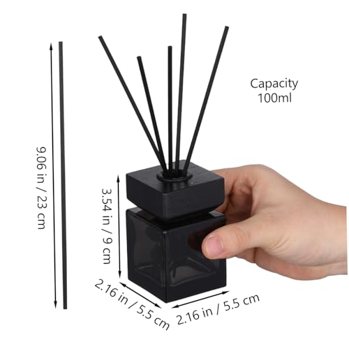 Set de Botella Aromaterapia Sin Fuego 100ml con Tapa de Madera miniatura 2