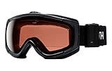 Smith Optics 2016 Men's Phenom Turbo Fan Ski Goggles - RC36 Lens (Black Frame - RC36 Lens)