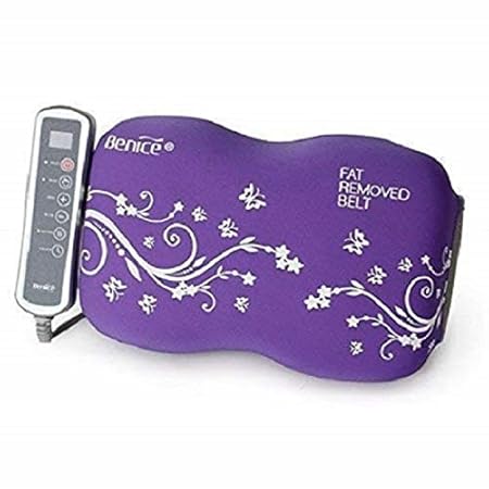 ONTRIP Fat Remover Slimming Belt Body Slimmer 3 in 1 Magnetic Vibration Plus Belt Massager Vibration Saun Heating Vibrating Massage Slimming Belt