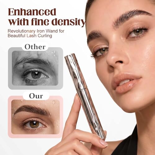 Image of Metal Wand Waterproof Mascara Quick Drying Volumizing Lengthening,2PCS | Smudge-Free, Long Wear, Natural 3D Lashes, Curling Formula, Daily & Travel Use