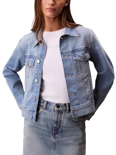 Calvin Klein Women's Classic Denim Trucker Jacket