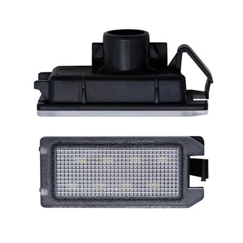 Lámpara matrícula trasera LED blanca soluciona luz tenue Maserati Levante
