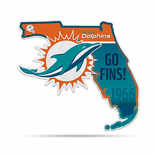 Image of Rico Industries NFL Football State Shape Shape Cut Pennant - Home and Living Room Decor - Soft Felt EZ to Hang