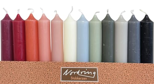 Nordring 8 Stück Stabkerzen pastellgrün 2,2 x 11 cm hoch