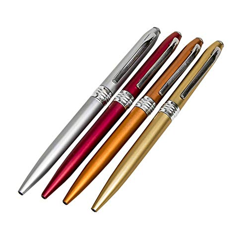 Lote de 50 Bolígrafos Decorativos Plateados (ROJOS). Recuerdos. Regalos Originales. Papelería. Detalles de Bodas, Comuniones, Bautizos, Cumpleaños. CC