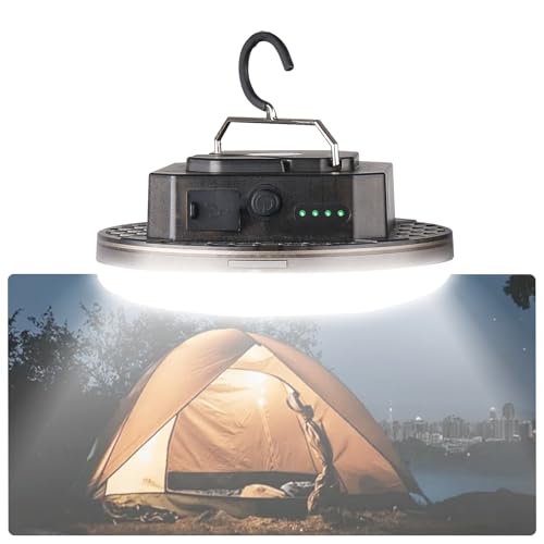 12000mAh 5000LM Camping Lights 3 Lighting Modes Bright Rechargeable LED Lamp 40W Hanging Tent Lights IPX5 Waterproof,Magnet,Power Failure Emergency Survival Kits & Christmas Day Gift