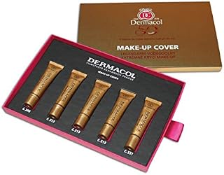 Dermacol Make-up Cover - Waterproof Hypoallergenic Foundation,Set of 5 Price In India
