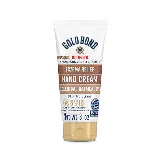 Gold Bond Hand Cream for Eczema Relief 3 oz., Skin Protectant Cream With 2% Colloidal Oatmeal